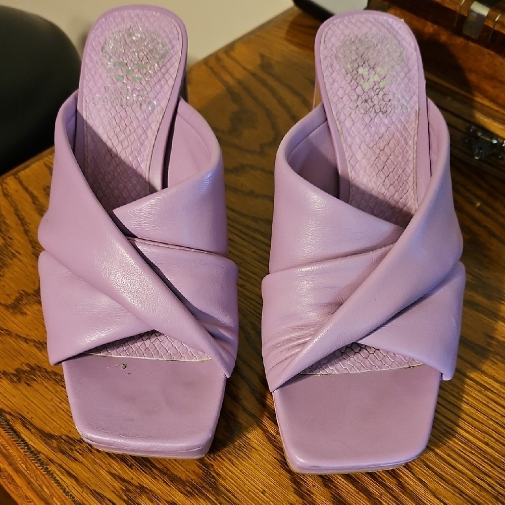 Modern Purple Mules with Cushioned Comfort
